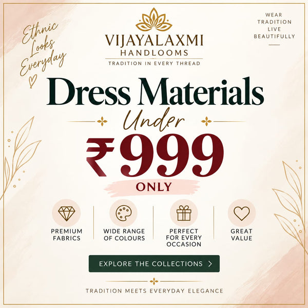 DRESS MATERIALS UNDER 999