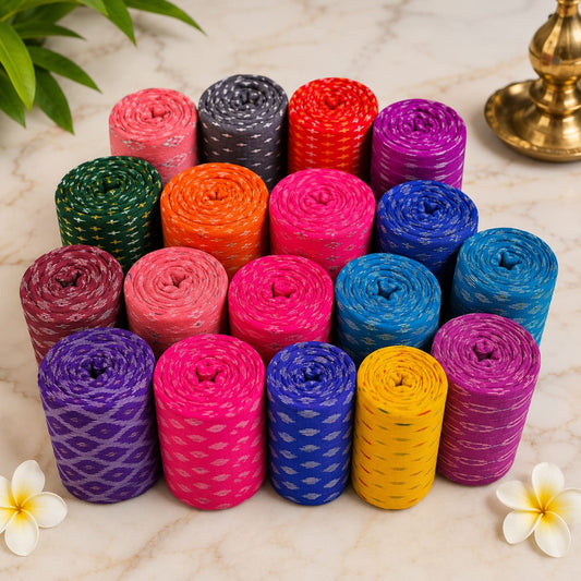 VARALAKSHMI VRATAM SPECIAL – PACK OF 10 COTTON BLOUSE PIECES | ₹1,299