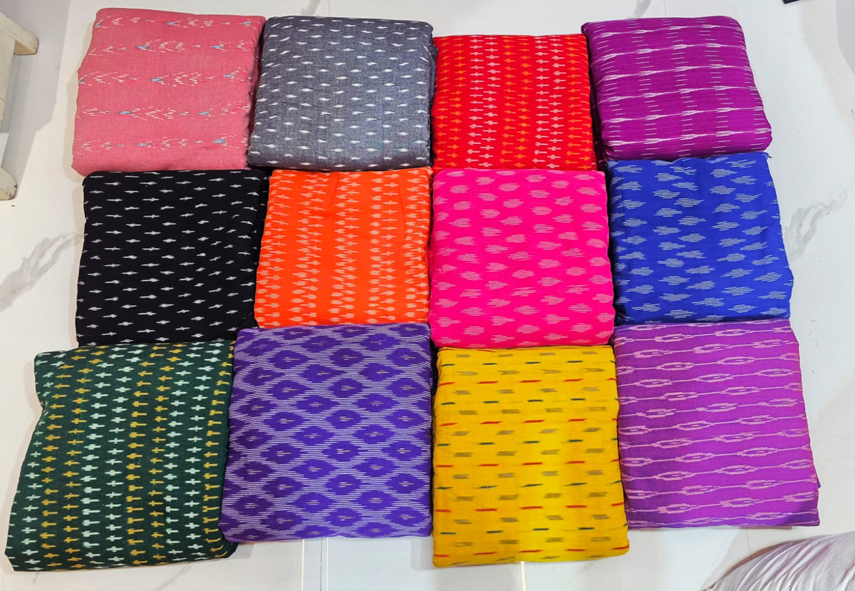 VARALAKSHMI VRATAM SPECIAL – PACK OF 10 COTTON BLOUSE PIECES | ₹1,299