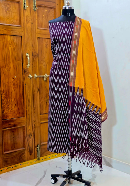 SINGLE IKAT COTTON SUITS