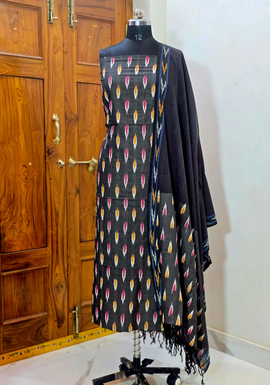 SINGLE IKAT COTTON SUITS