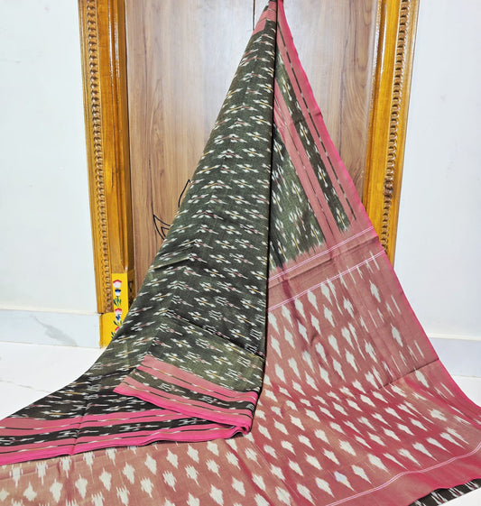 WARP IKAT COTTON SAREES