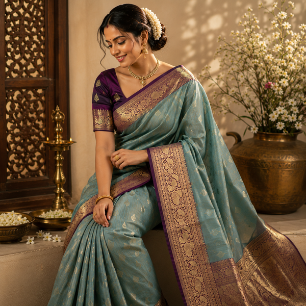 Green Classic Saree